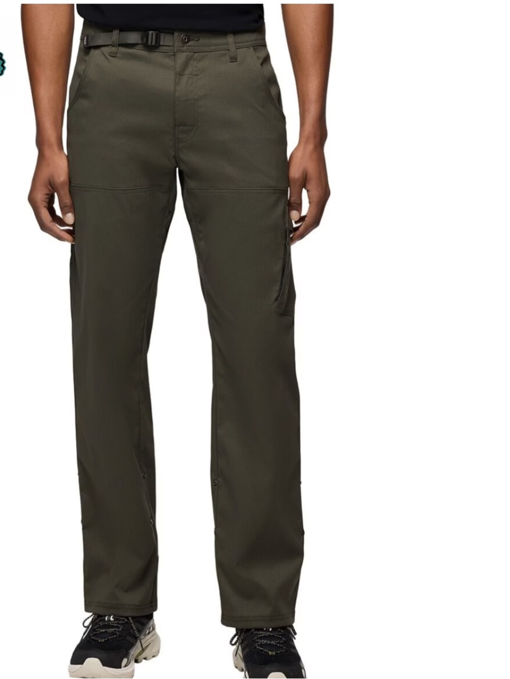 NWT Prana Stretch Zion Men's Cargo Pants in Slate Green